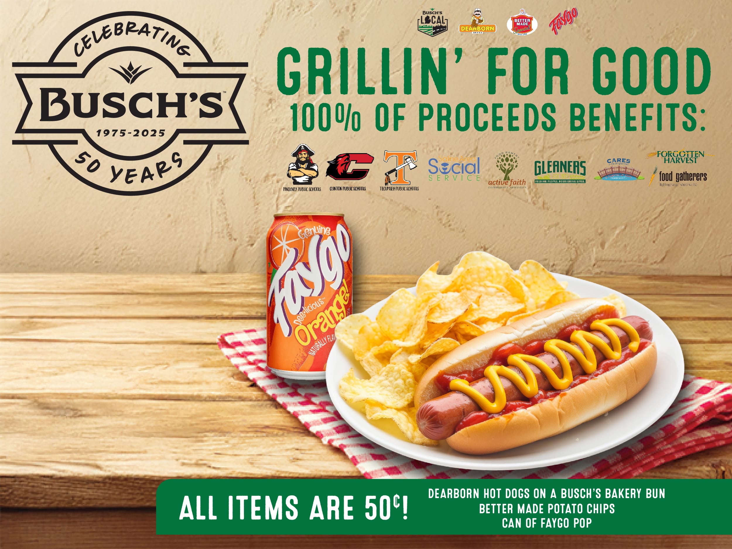 Grillin For Good. All items .50