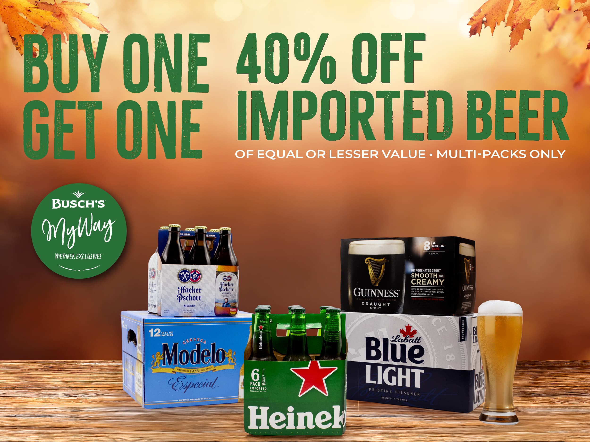 25% Off on Hard Cider Multipack at Busch's Fresh Food Market in Ann Arbor, MI