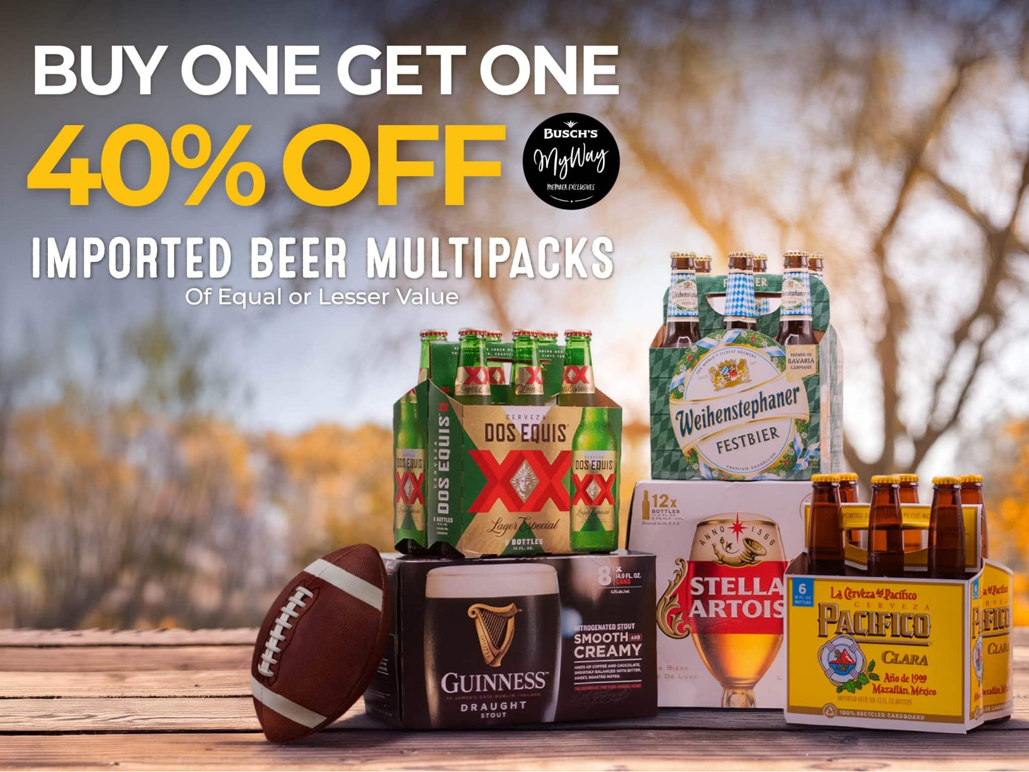 25% off Regular Retail 19.2 OZ. Craft Beer, Hard Cider and Seltzers October 5 - 18
