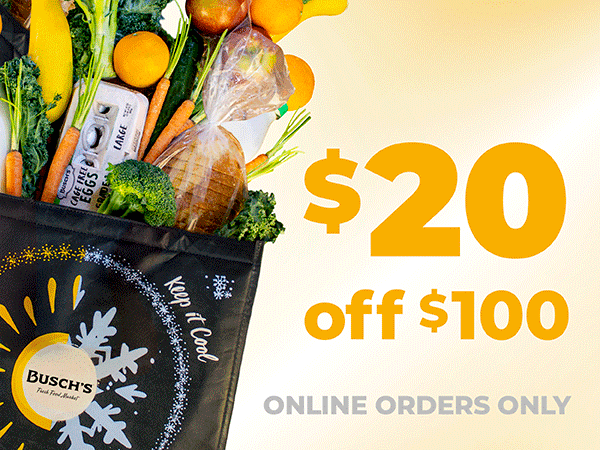 Fresh fruits and vegetables are available at Busch's Food Market in Ann Arbor, MI