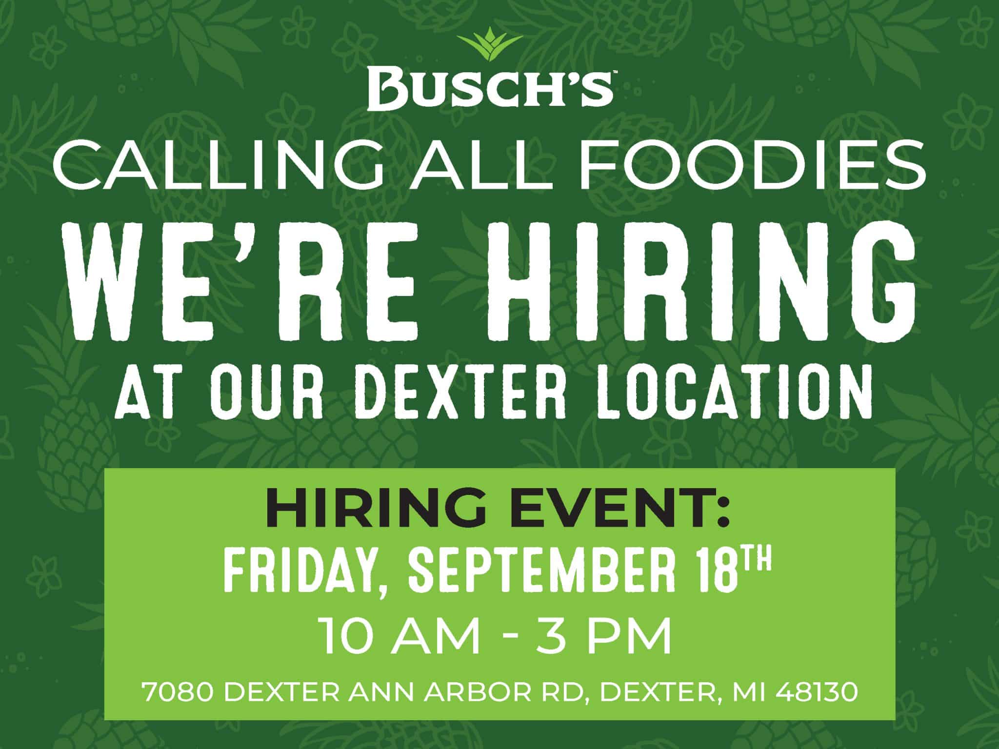 We Are Hiring Up To $17.50/HR