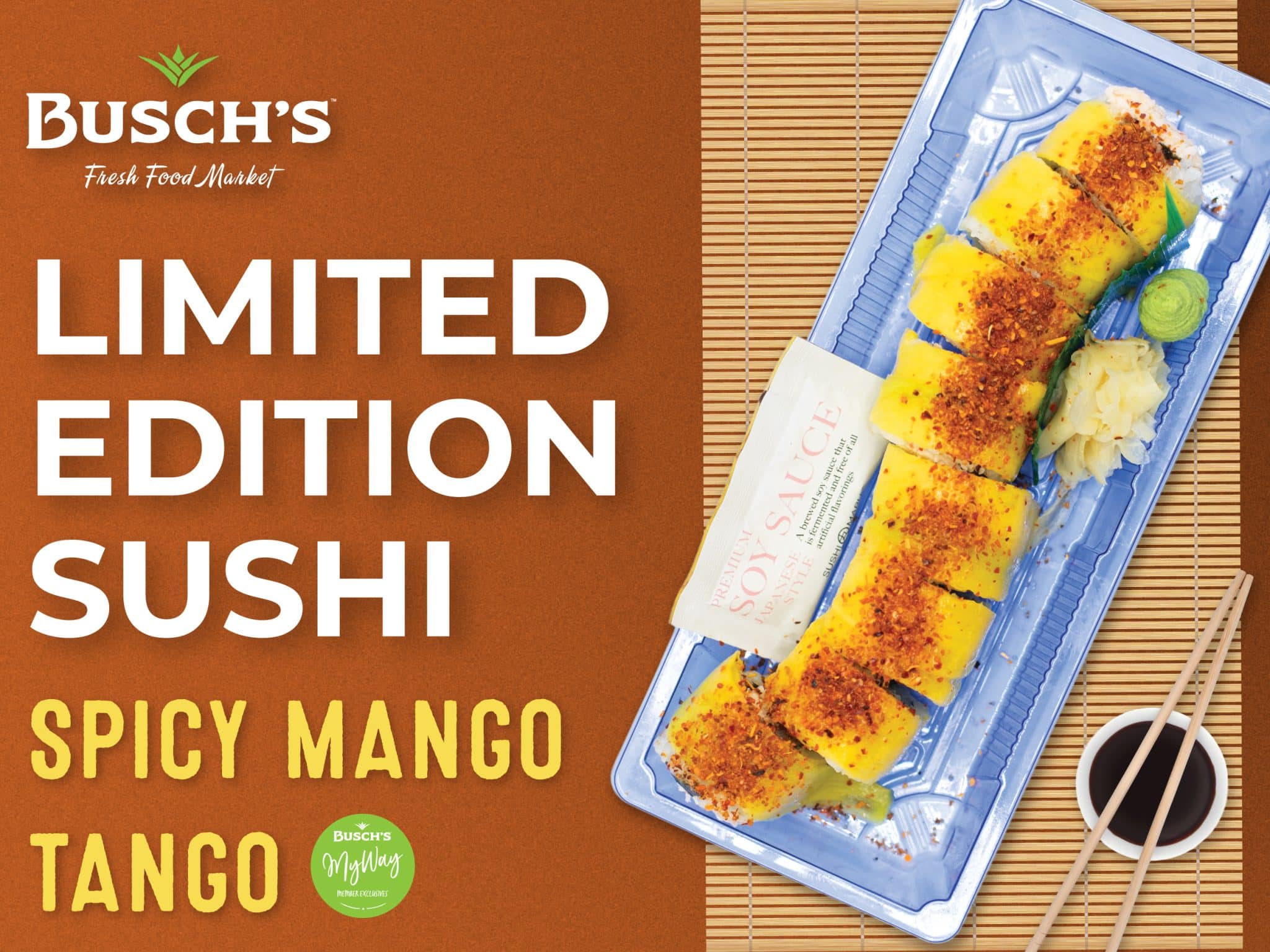 Sushi of The Month Event at Busch's Fresh Food Market June 1 - 28