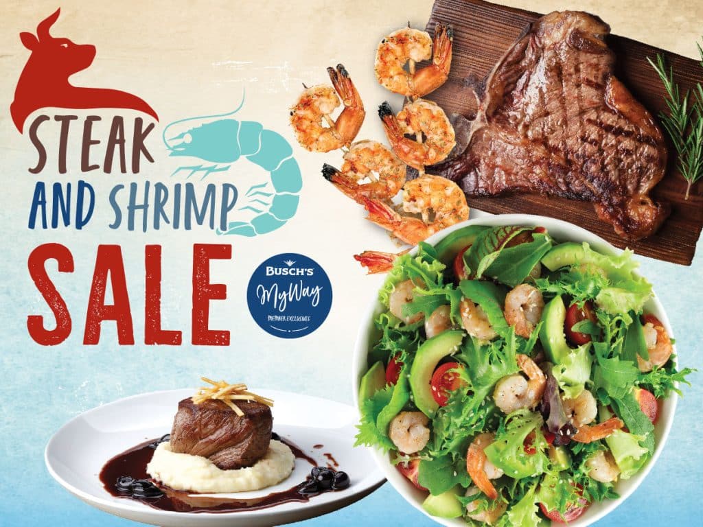 3 Day Steak & Shrimp 3 Day Steak & Shrimp Graphic