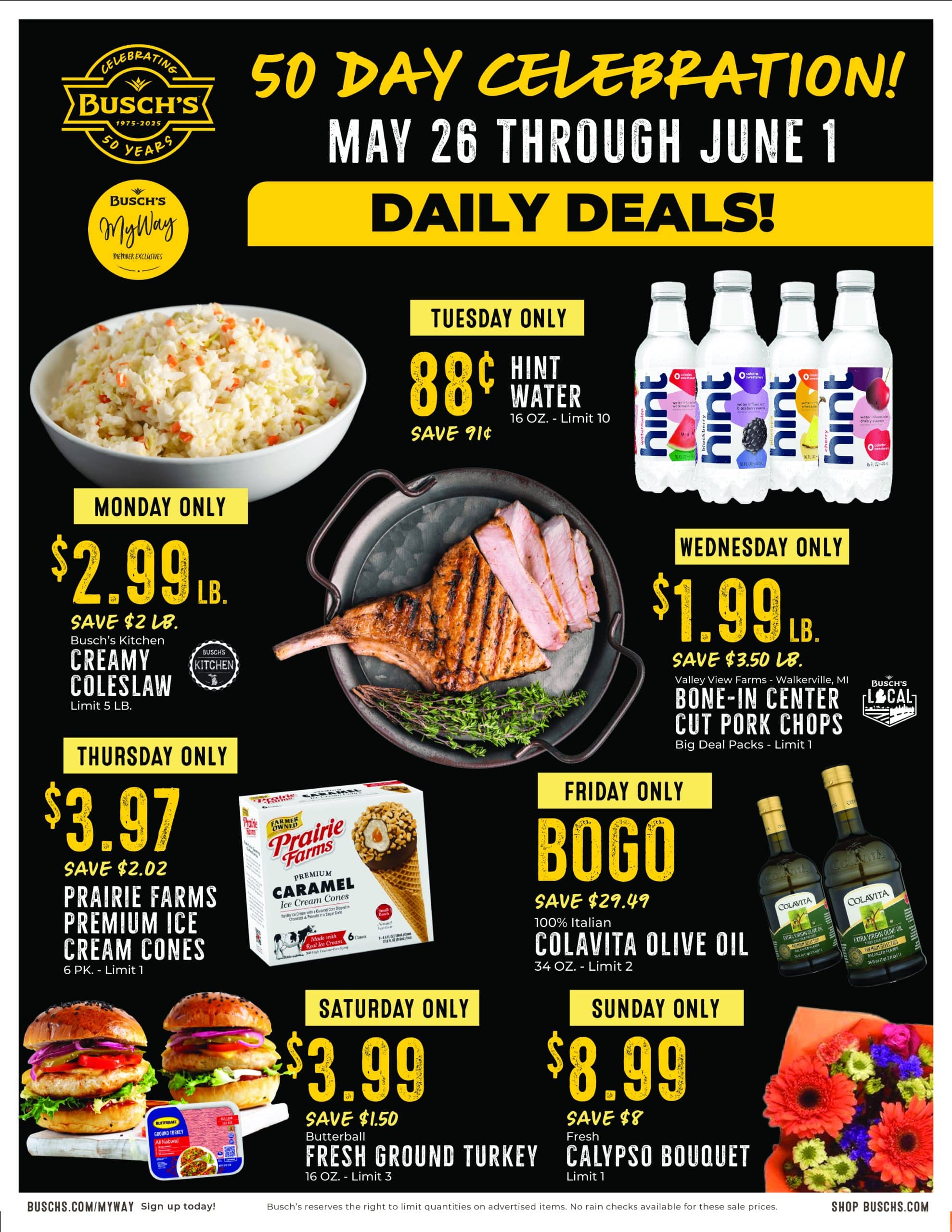 50 Day Sale Flyer