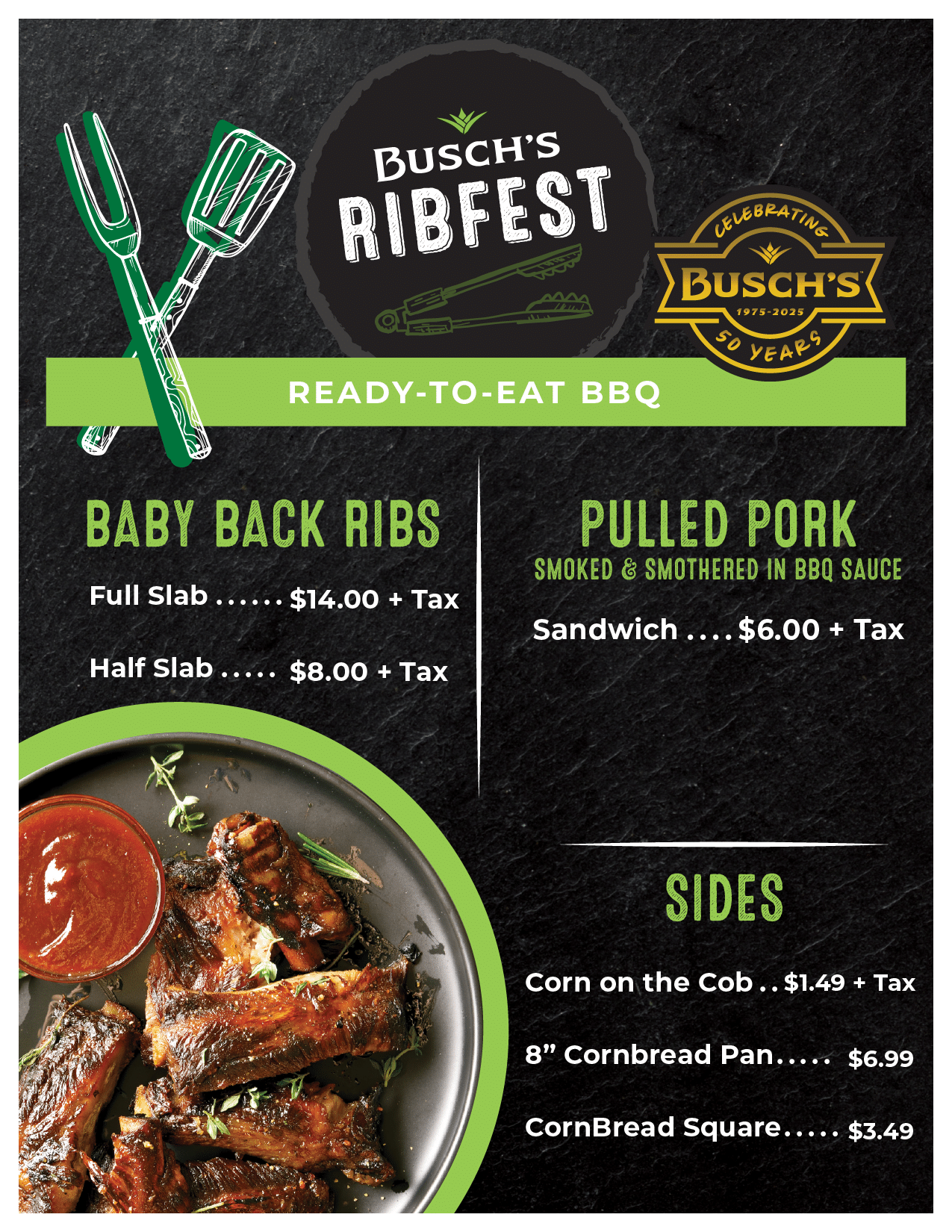Ribfest Menu & Prices 