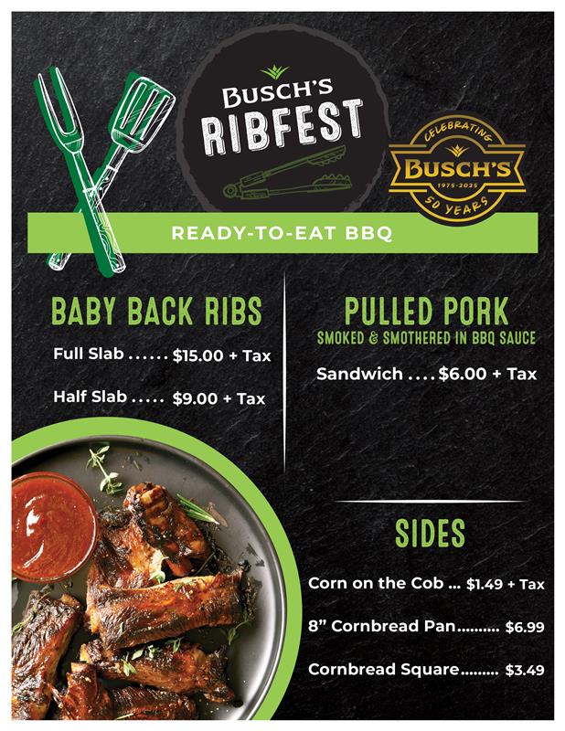 Ribfest Menu & Prices 