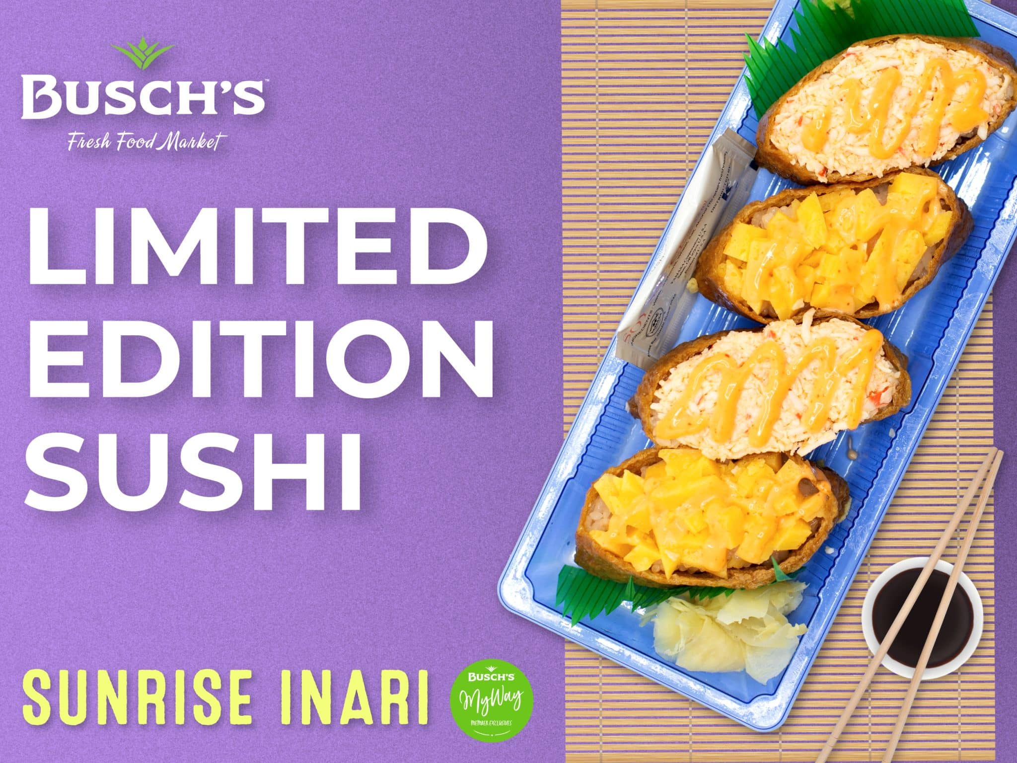 Sushi of The Month Event at Busch's Fresh Food Market April 6 - May 3