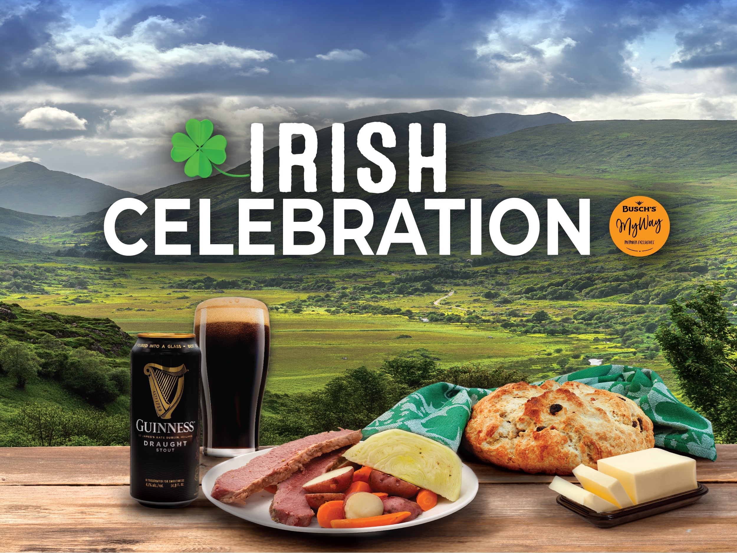 Irish Celebration Event at Busch's Fresh Food Market March 9 -22