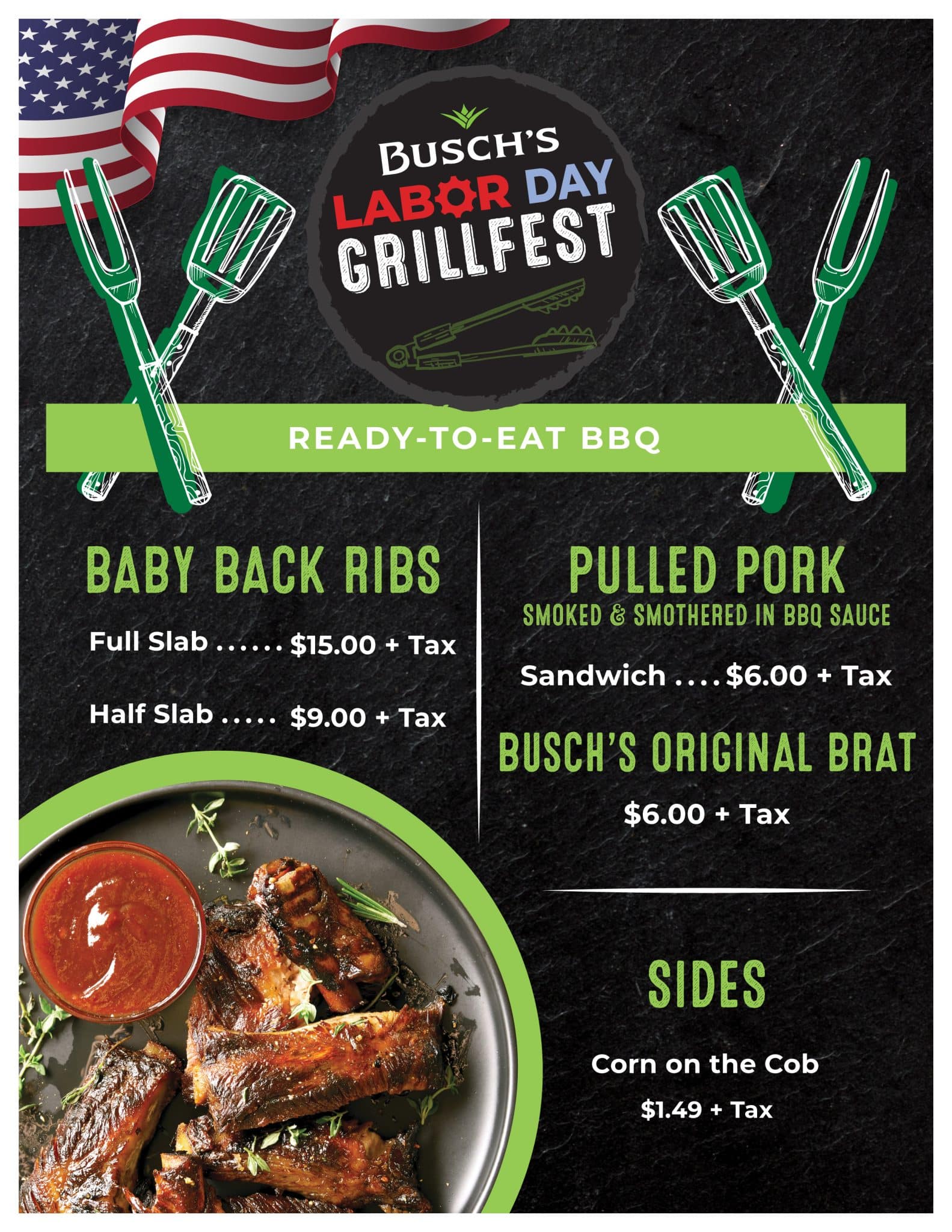 Grillfest Menu & Prices 