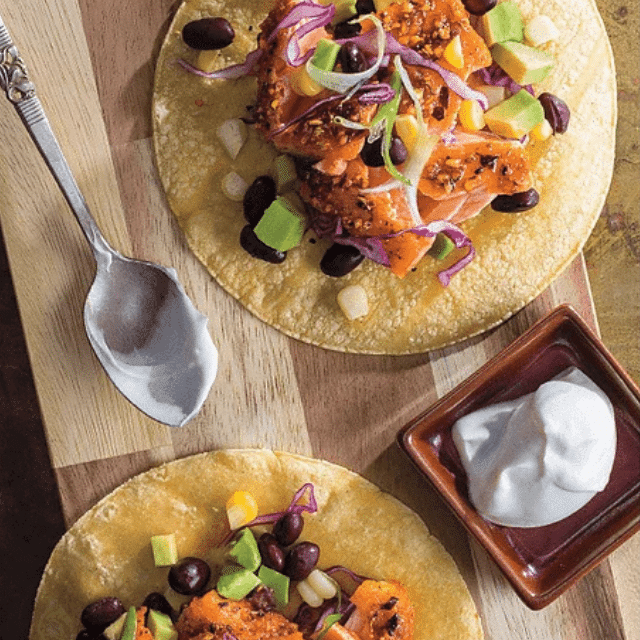 Blackened Salmon Tacos2