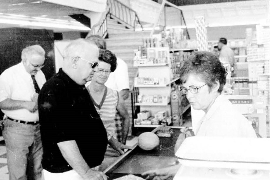 Founders Joe Busch and Charlie Mattis at Busch's Food Market