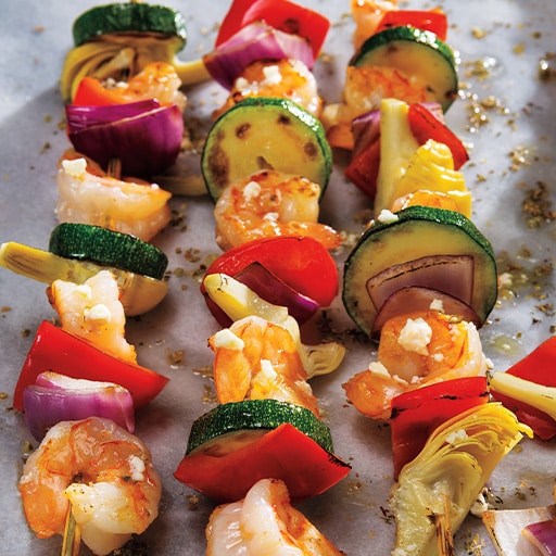 Greek Shrimp Skewers Image