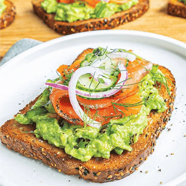 Hatch Chile & Smoked Salmon Avocado Toast