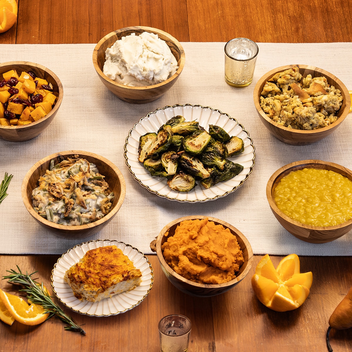 A close view of the Holiday Side Bundle 