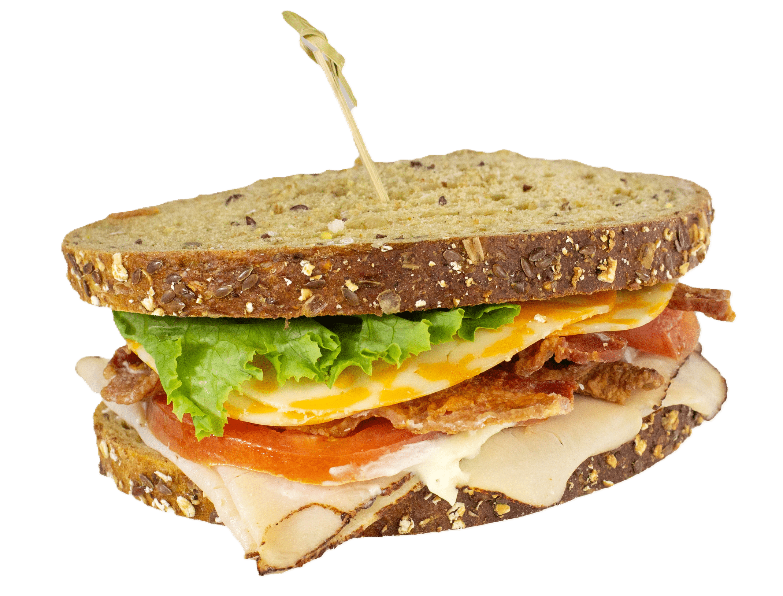 A close view of the Busch’s Fresh Food Market Green Gobbler Sandwich
