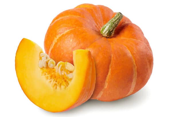 Image of a pumpkin available for sale at Busch's Fresh Food Market in Ann Arbor, Michigan