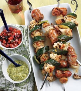 Tuscan Chicken Kabobs Image