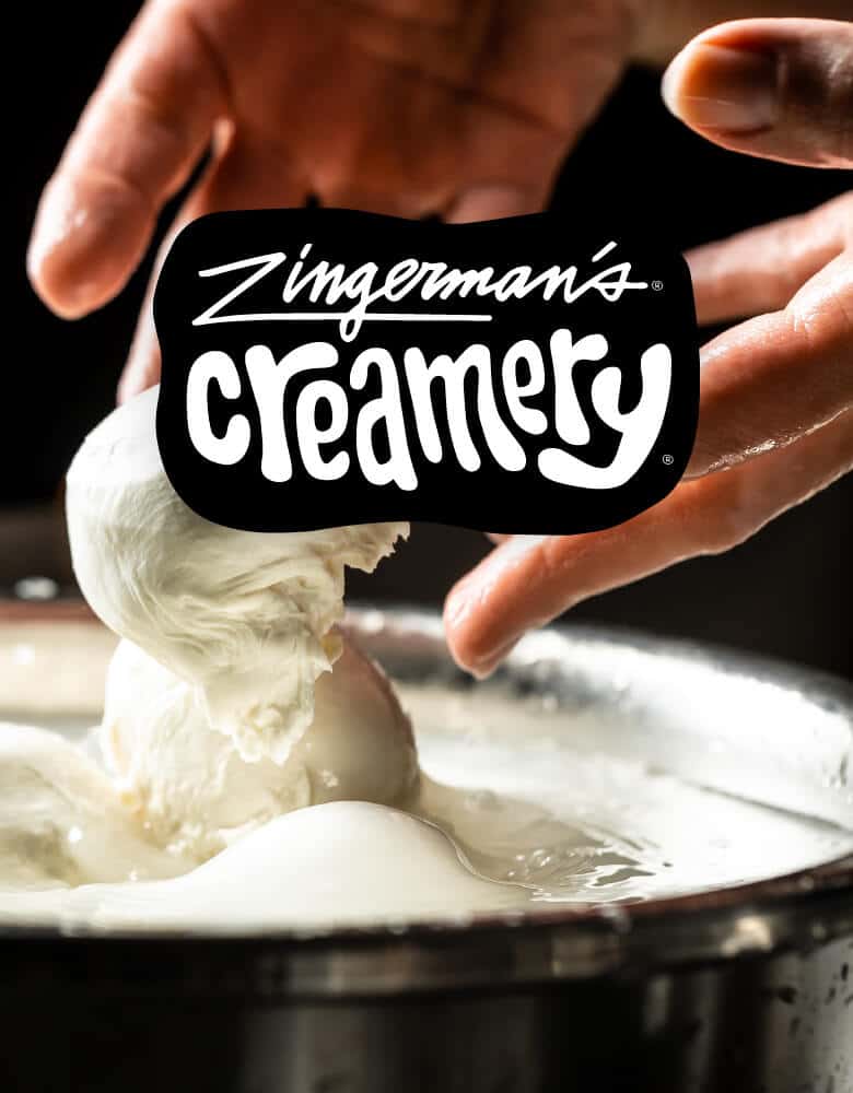 Banner of Zingermans Creamery in Ann Arbor, Michigan