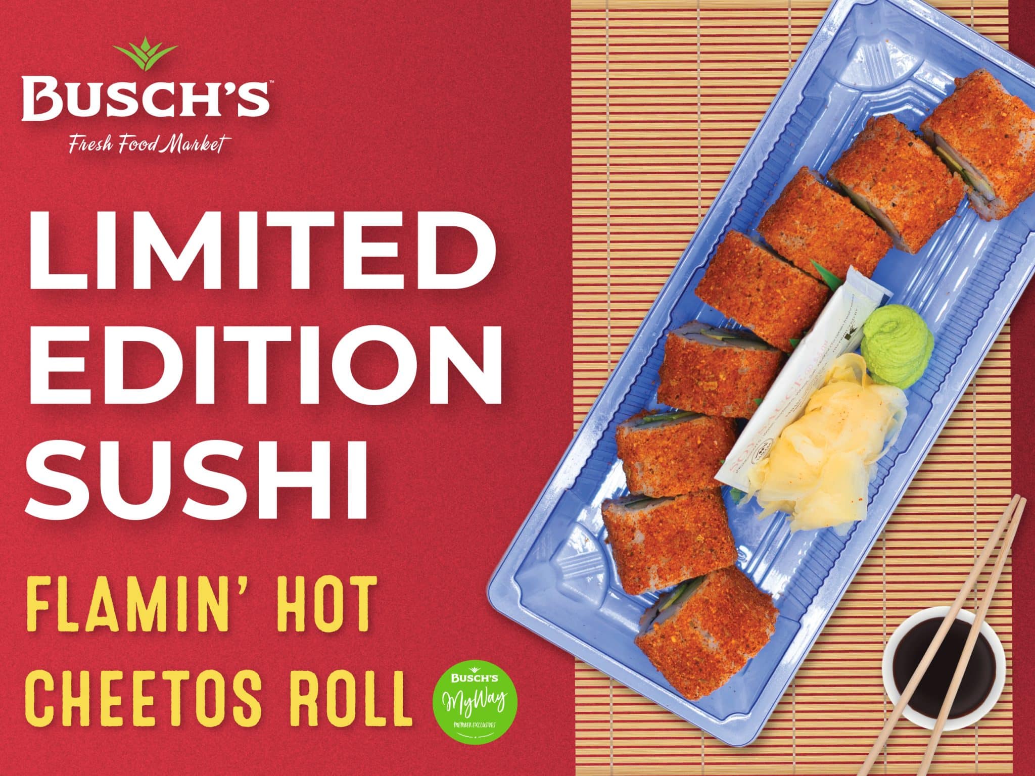 Sushi of The Month Event at Busch's Fresh Food Market June 1 - 28