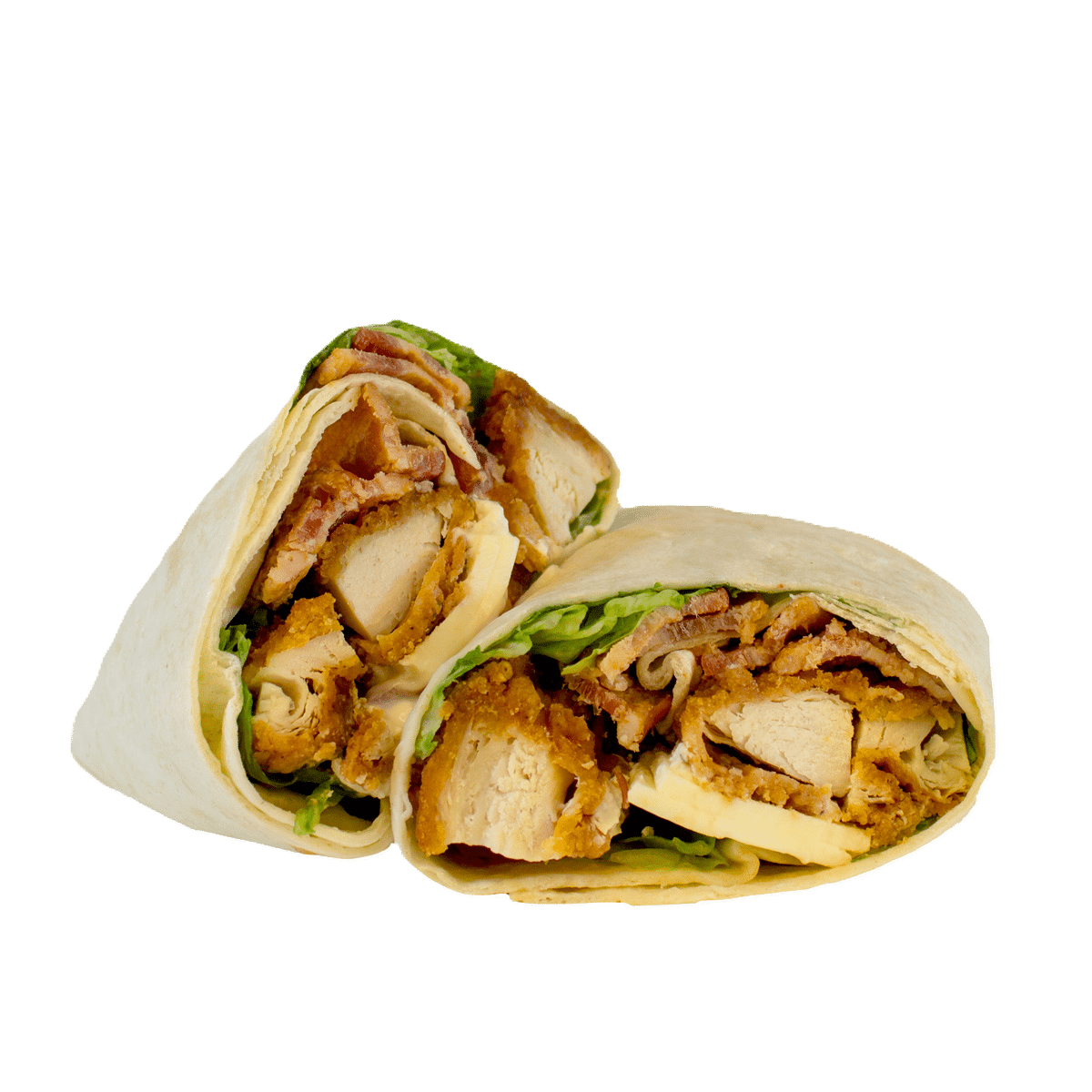 A close view of Busch's Fresh Food Market Chicken Bacon Ranch Wrap