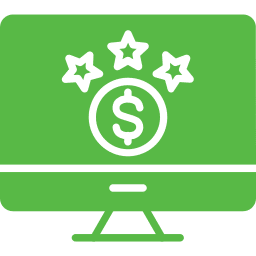 Icon of payment done online