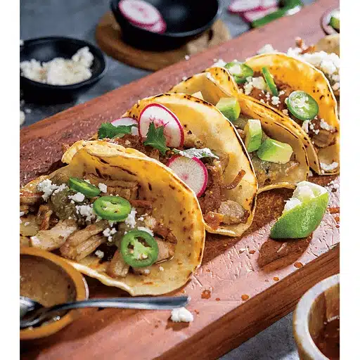Instant Pot® Pork Loin Carnitas Tacos Recipe Photo