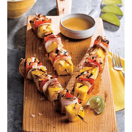 Pineapple and Salmon Kabob Image